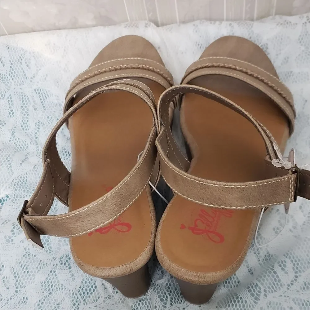 Jellypop Comfort Fit Wedges Sandals NWOT